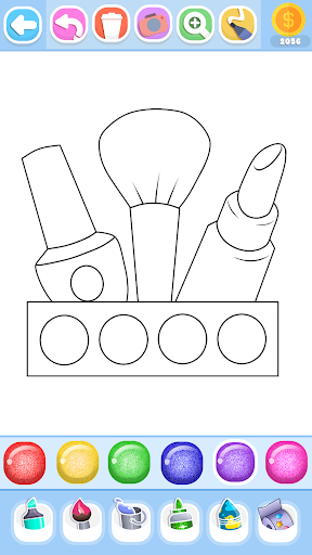 Glitter Beauty Coloring Pages screenshot 14