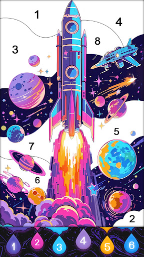 Fluid Art:Color By Number screenshot 20
