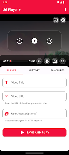 Url Player + screenshot 4