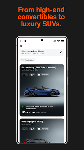 SIXT rent. share. ride. plus. screenshot 12