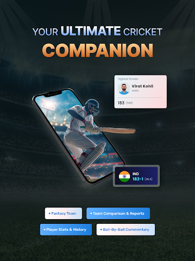 Cricket LineX: Fast Live score screenshot 9