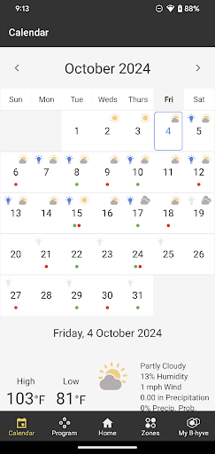 B-hyve screenshot 4