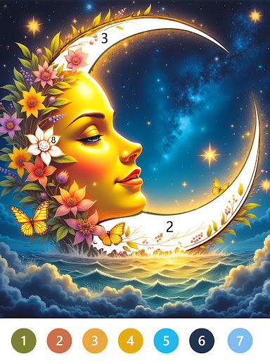 Fairytale Color by number game screenshot 8