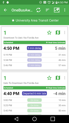 OneBusAway screenshot 2