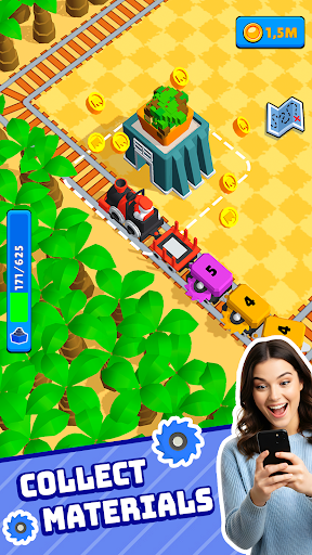 Train Miner: Idle Railway Game screenshot 26