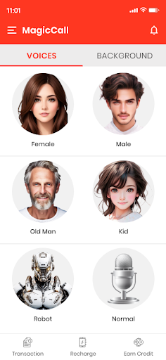 MagicCall – Voice Changer App screenshot 1