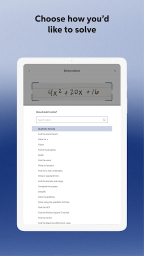 Mathway: Scan & Solve Problems screenshot 8