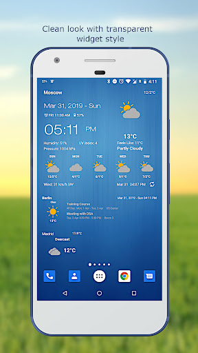 Weather & Clock Widget screenshot 3