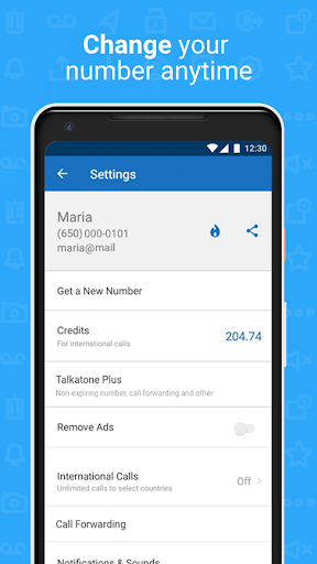 Talkatone: Texting & Calling screenshot 9