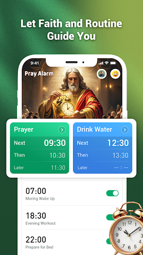 Pray Alarm, Calendar & Bible screenshot 1