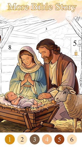 Bible Color Paint By Number screenshot 1