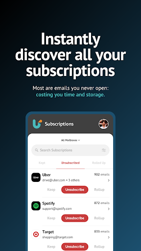 Unroll.Me - Inbox Mail Cleaner screenshot 3