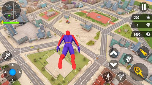 Spider Robot Hero Car Games screenshot 13