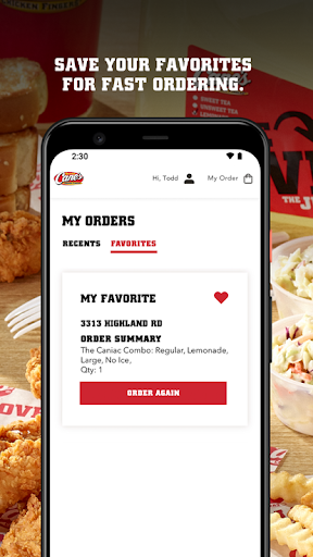 Raising Cane's Chicken Fingers screenshot 1