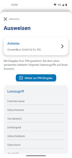 AusweisApp Bund screenshot 1