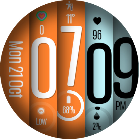 Stretch Fall - Watch face screenshot 6