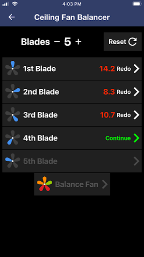 Ceiling Fan Balancer screenshot 1