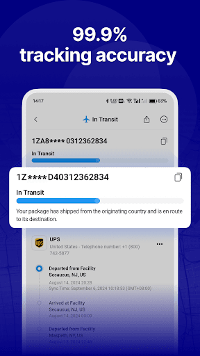 17TRACK Package Tracker screenshot 2