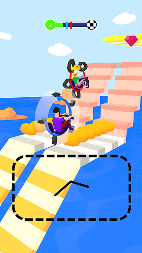 Draw Monowheel 3D screenshot 2