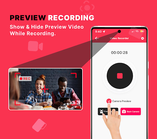 Background Video Recorder App screenshot 4