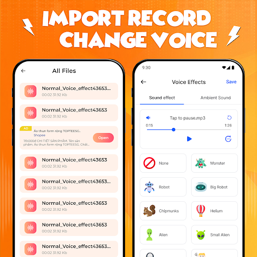 Voice Changer & Sound Effects screenshot 4