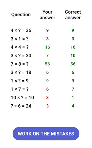 Times Table  - Learn Math screenshot 7