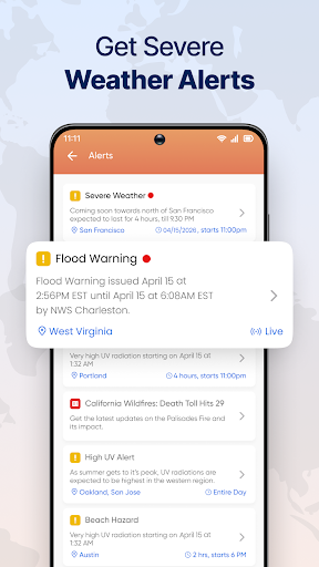Live Weather Radar Launcher screenshot 4