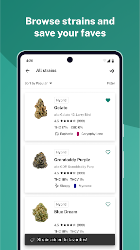 Leafly: Find Cannabis and CBD screenshot 4