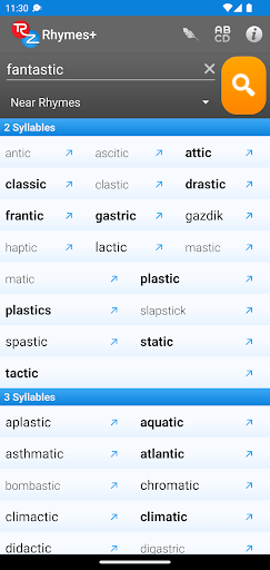 RhymeZone Rhyming Dictionary screenshot 2