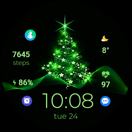 TVV Christmas 2 Watch Face screenshot 7