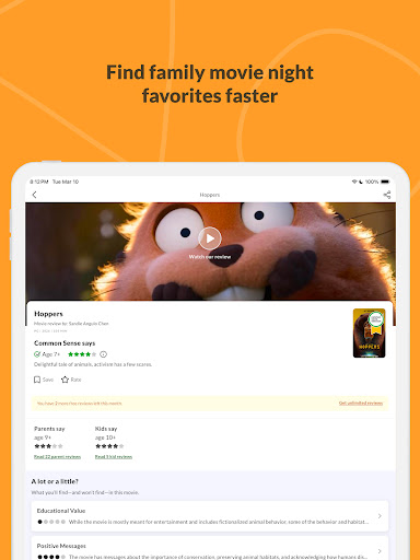 Common Sense Media screenshot 1