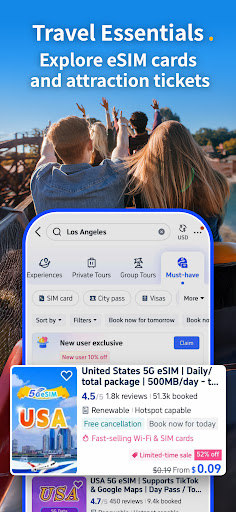 Trip.com: Book Flights, Hotels screenshot 1