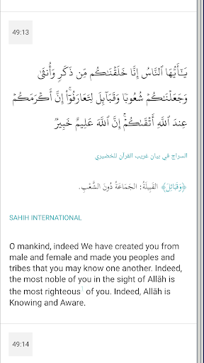 Quran for Android screenshot 10