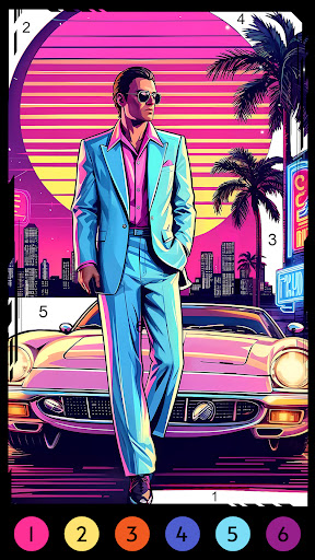 Alpha Color: Men coloring book screenshot 15