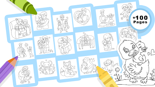 Family Love Coloring Book screenshot 7