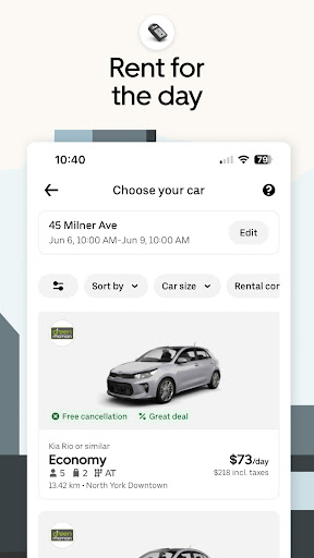 Uber - Request a ride screenshot 2
