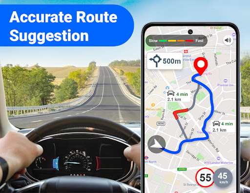 GPS Map Driving Directions screenshot 2