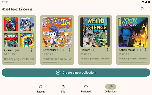 Comic Book Reader (cbz/cbr) screenshot 12