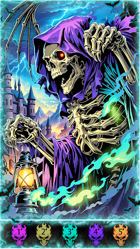 Dark, Horror Color by Number screenshot 3