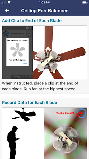 Ceiling Fan Balancer screenshot 2
