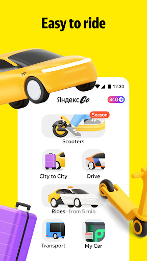 Yandex Go: Taxi Food Delivery screenshot 3