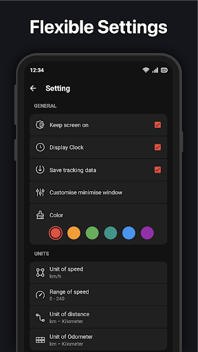 GPS Speedometer : Odometer HUD screenshot 5