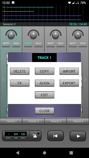 J4T Multitrack Recorder screenshot 3