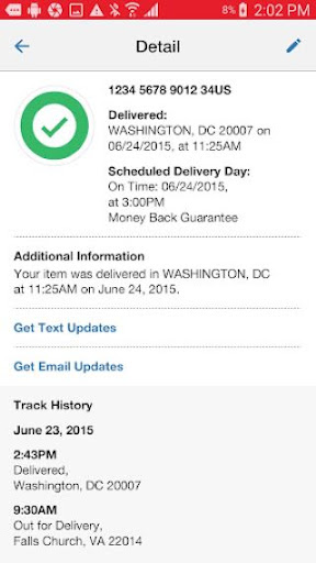 USPS MOBILE® screenshot 2