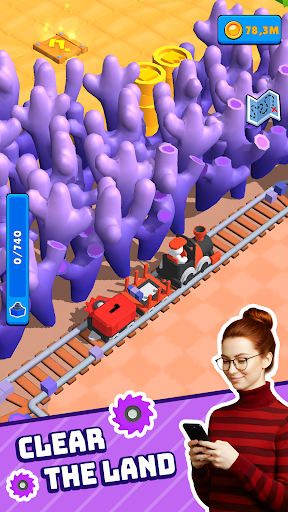 Train Miner: Idle Railway Game screenshot 13