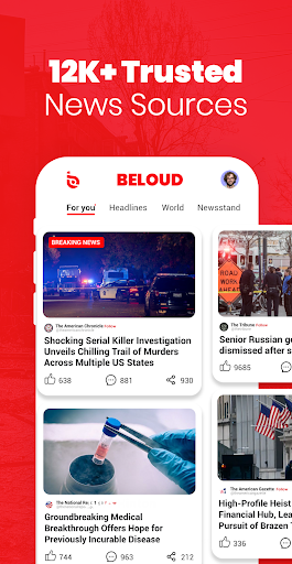 Beloud: News & Free Speech screenshot 12
