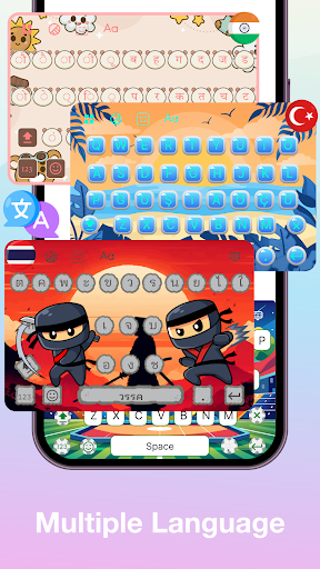Emoji Keyboard: Fonts & Themes screenshot 1
