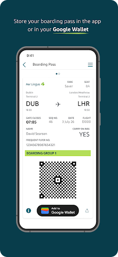 Aer Lingus App screenshot 7