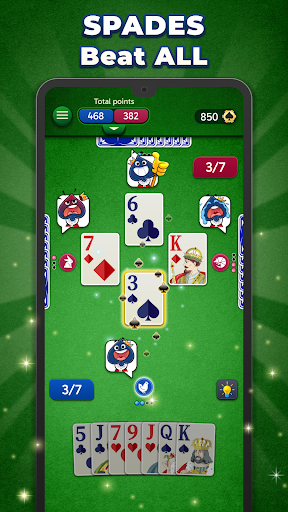 Spades Stars - Card Game screenshot 8