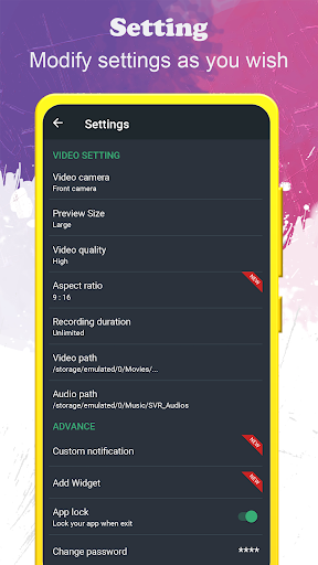 Background video recorder screenshot 12